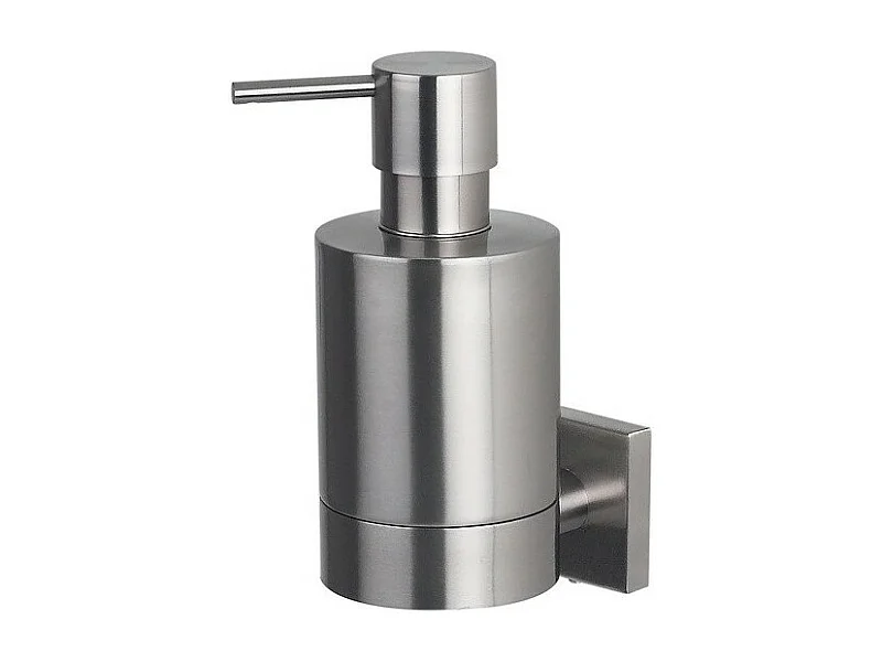 Distributeur de savon à  fixer Acier inoxydable chromé NYO Gris Spirella