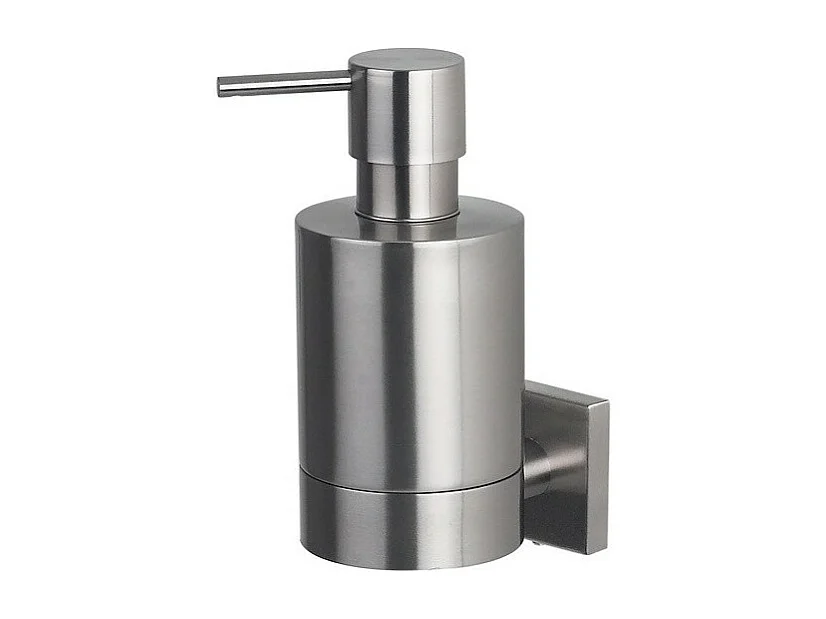 Distributeur de savon à  fixer Acier inoxydable chromé NYO Gris Spirella