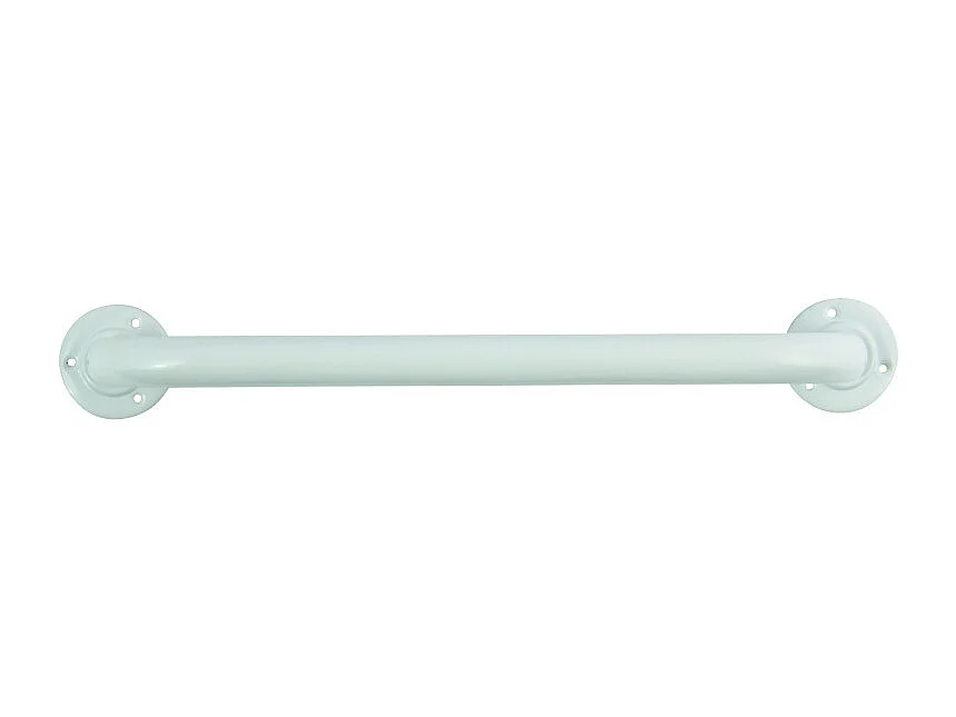 Barre de redressement ou d'appui Acier 60cm Blanc MSV