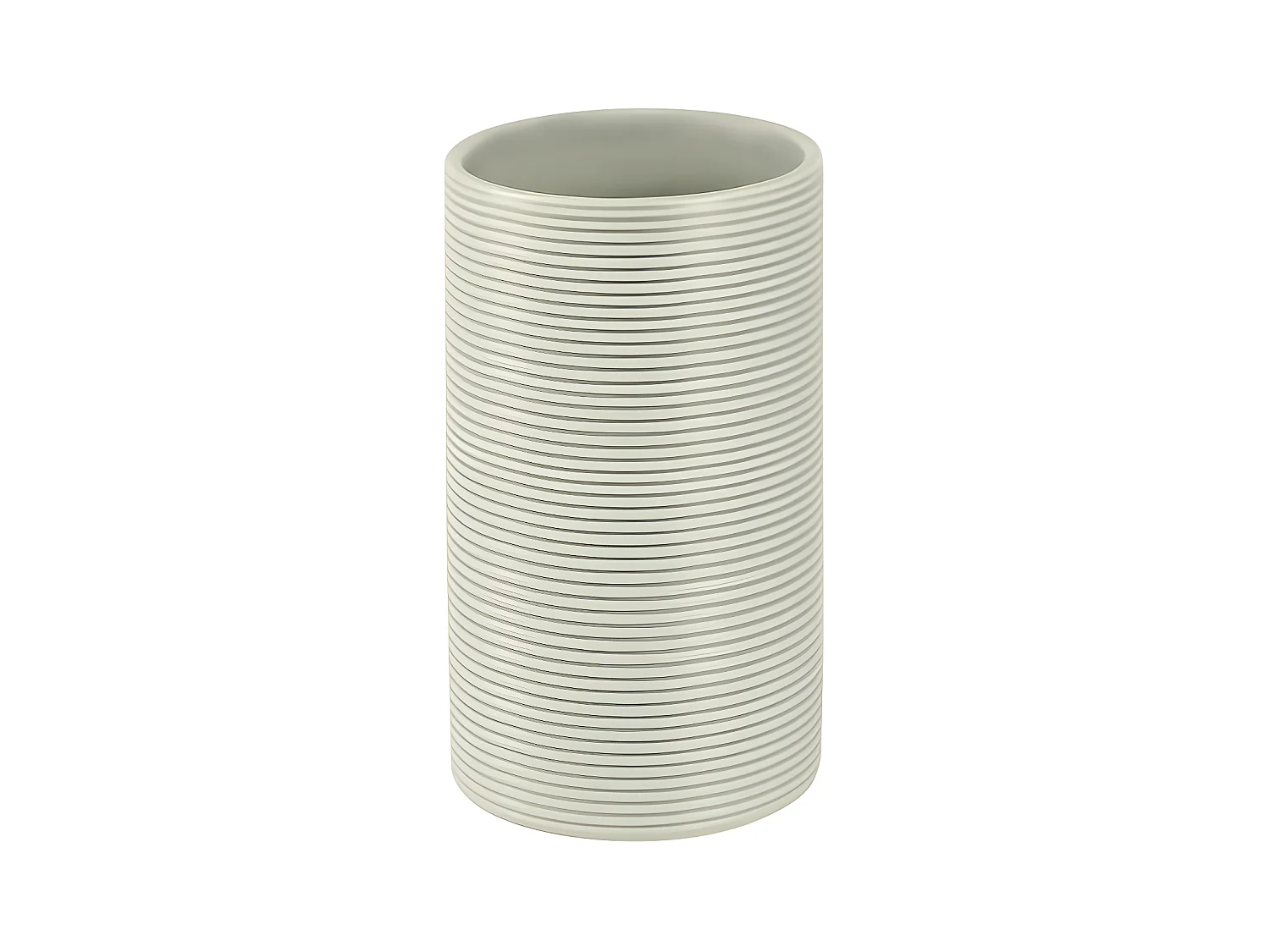 Gobelet Céramique TUBE RIBBED Beige Spirella