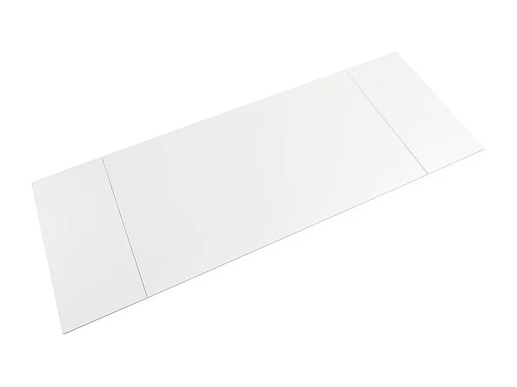 Table extensible 180/260 cm céramique blanc pied géométrique - OREGON 03