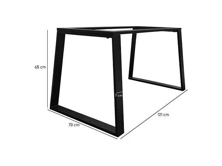 Table extensible 180/260 cm céramique effet bois pieds luge - TEXAS 02