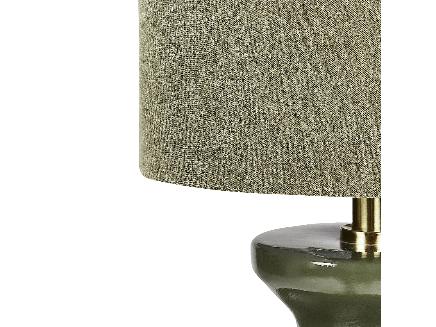 Lampe à poser OTEROS Vert olive