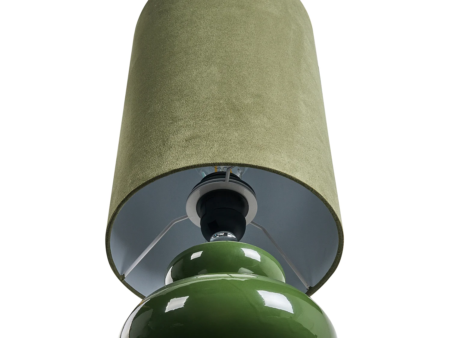Lampada da tavolo OTEROS Verde oliva
