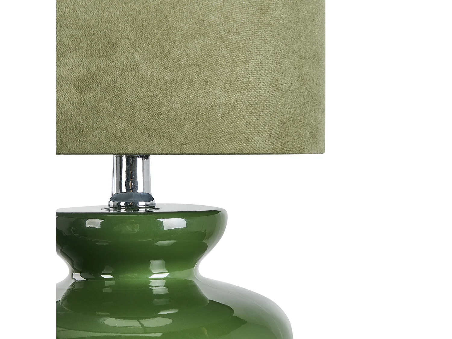 Lampada da tavolo OTEROS Verde oliva