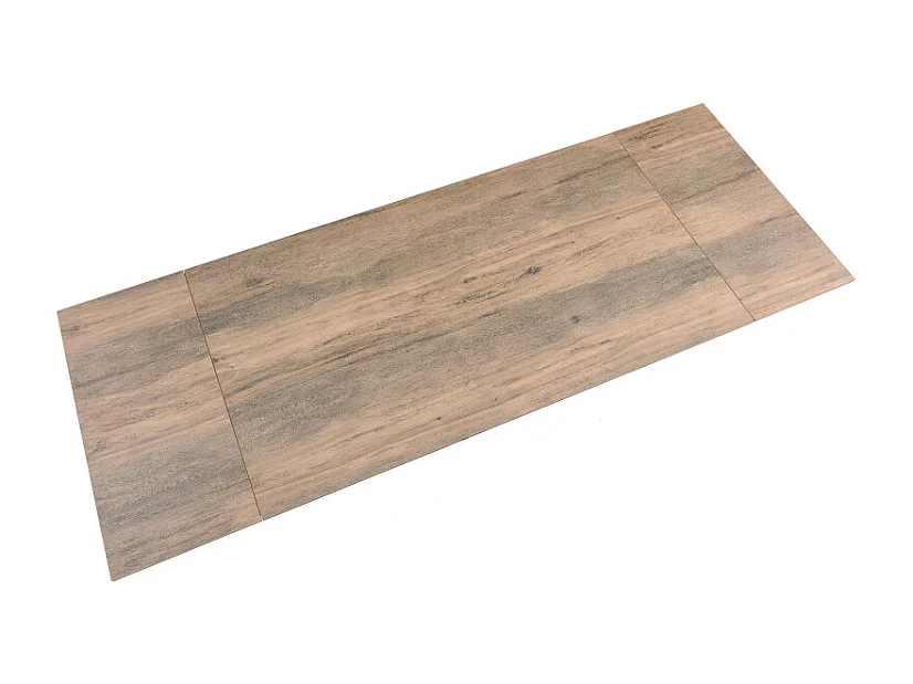 Table extensible 180/260 cm céramique effet bois pieds inclinés - TEXAS 08