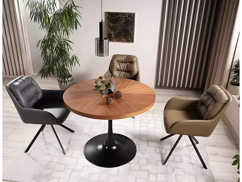 Esstisch Amadeo/o100/Braun