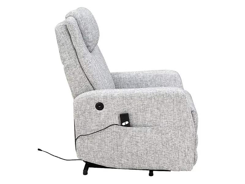 Table à manger Tetis/MDF/Blanc/o100x76