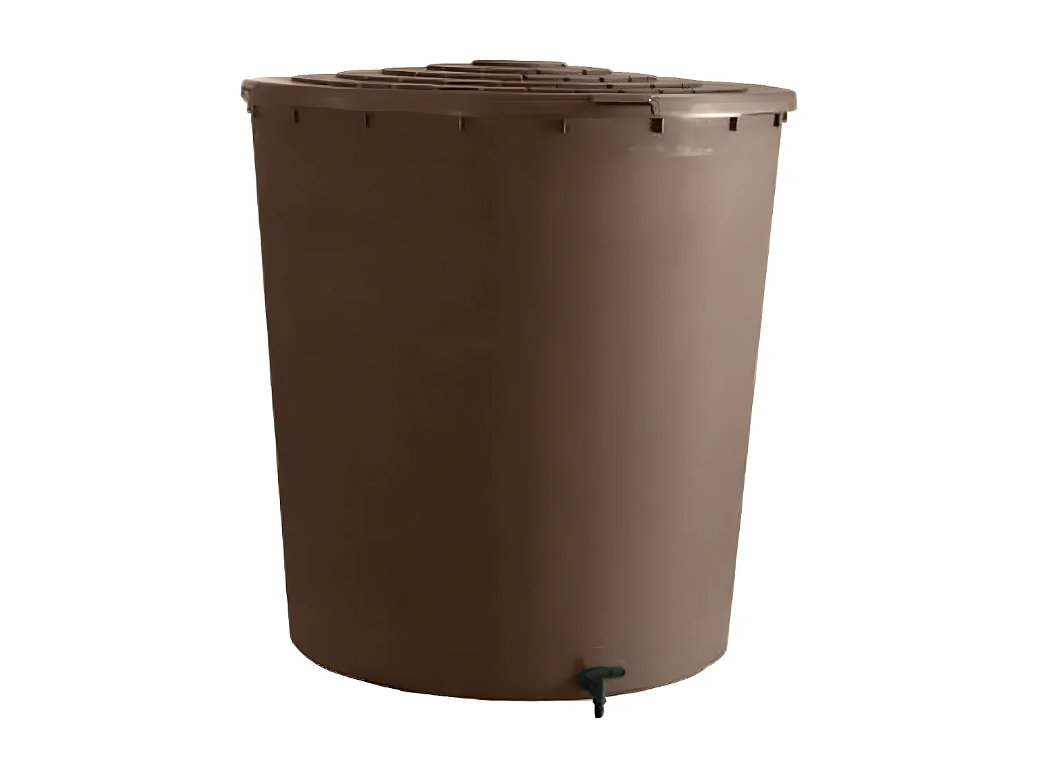 Récupérateur D'eau Rond 500l Avec Couvercle