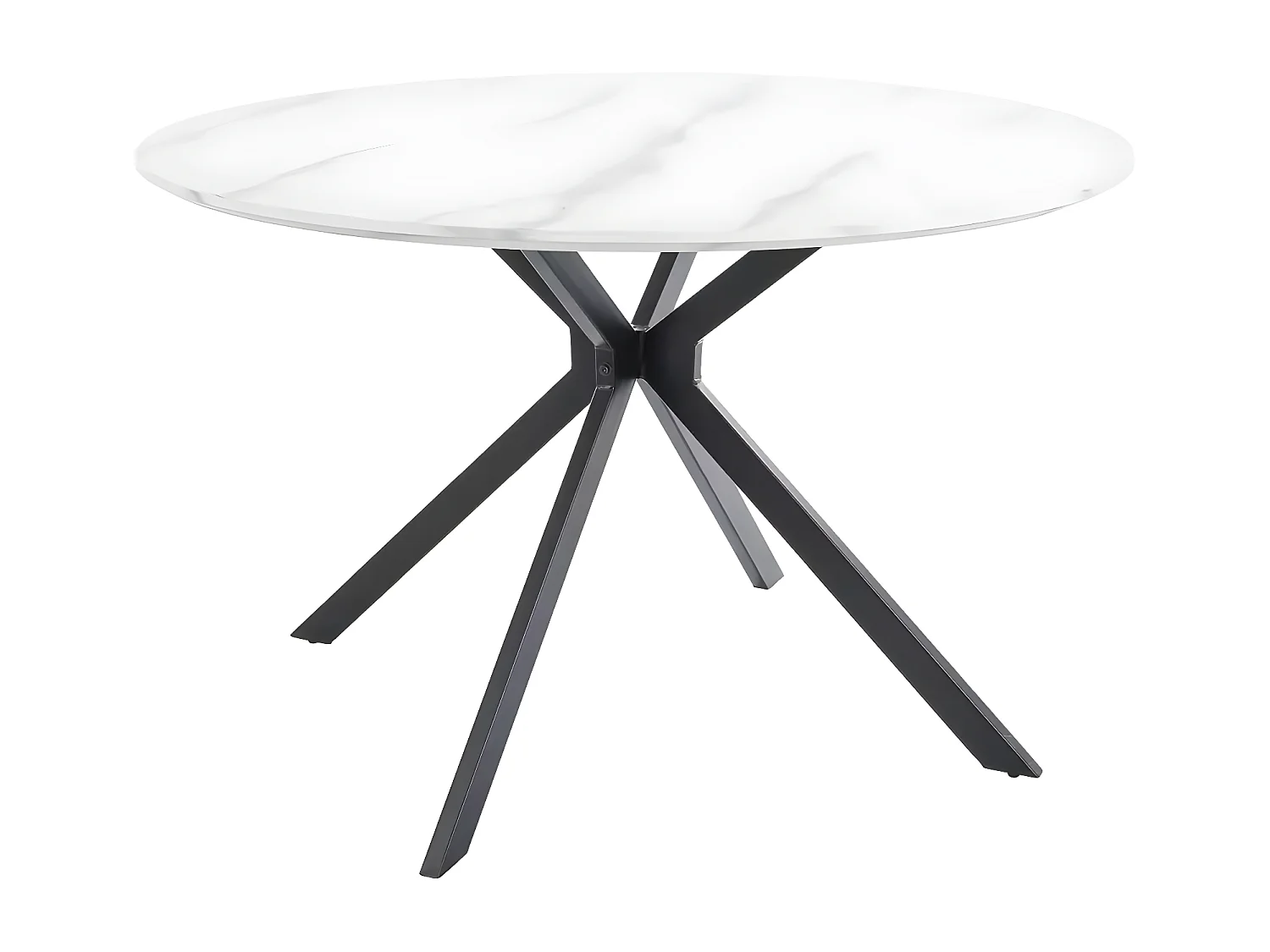 Tavolo da pranzo Aster MW/Bianco&Nero/o120x76