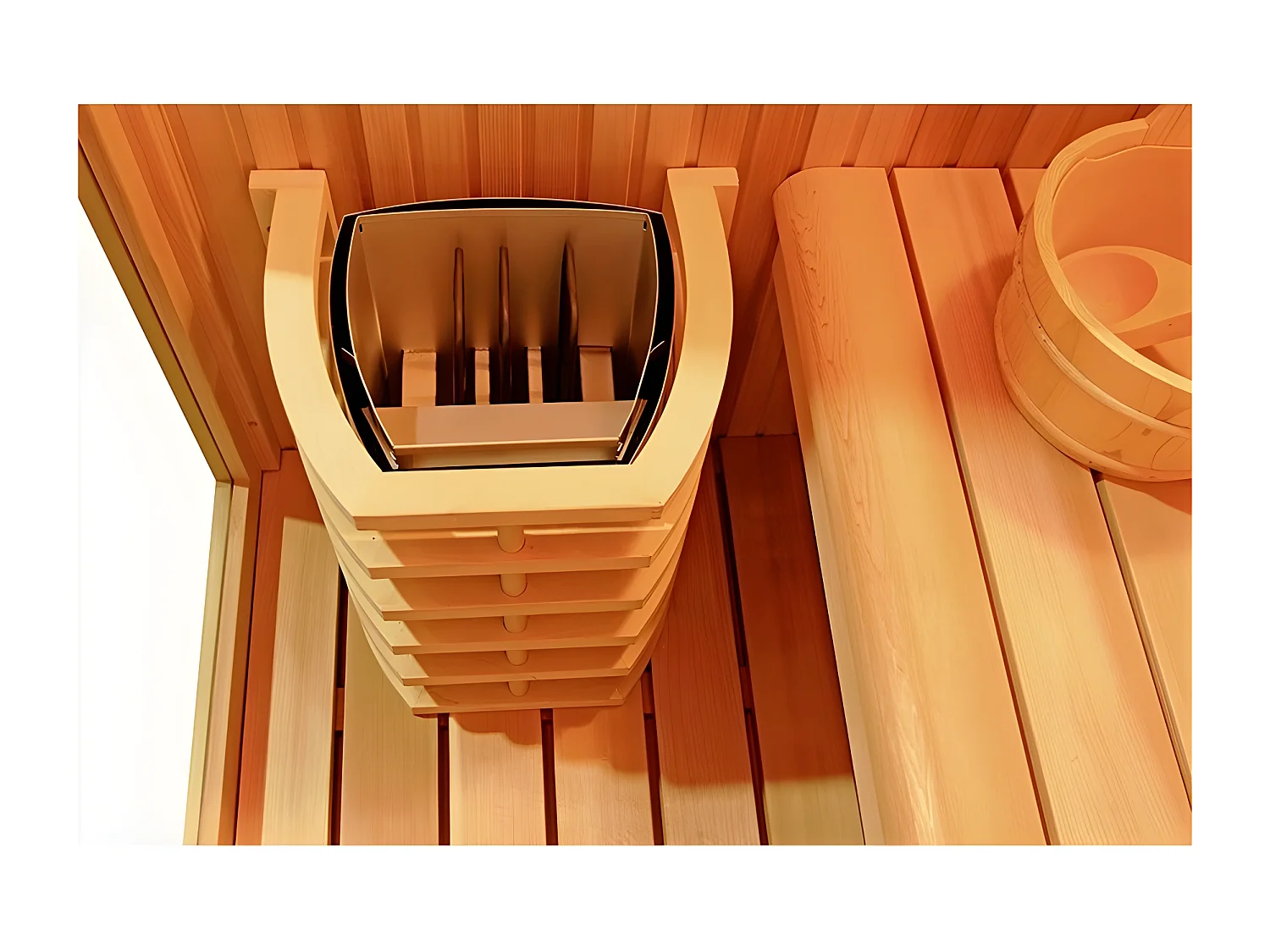 Sauna Boreal® Evasion 130 - sauna de luxe en cèdre rouge 2 personnes