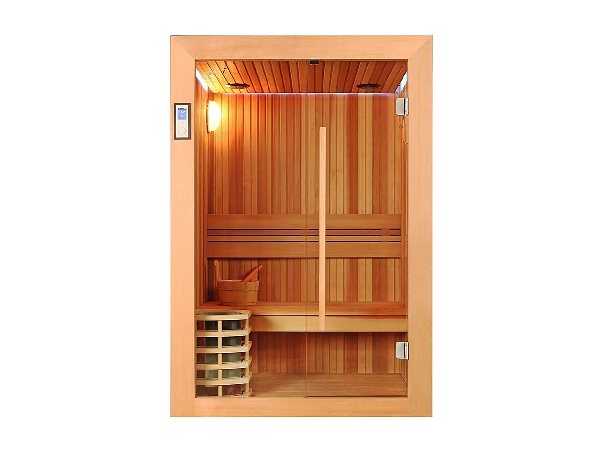 Sauna Boreal® Evasion 130 - sauna de luxe en cèdre rouge 2 personnes