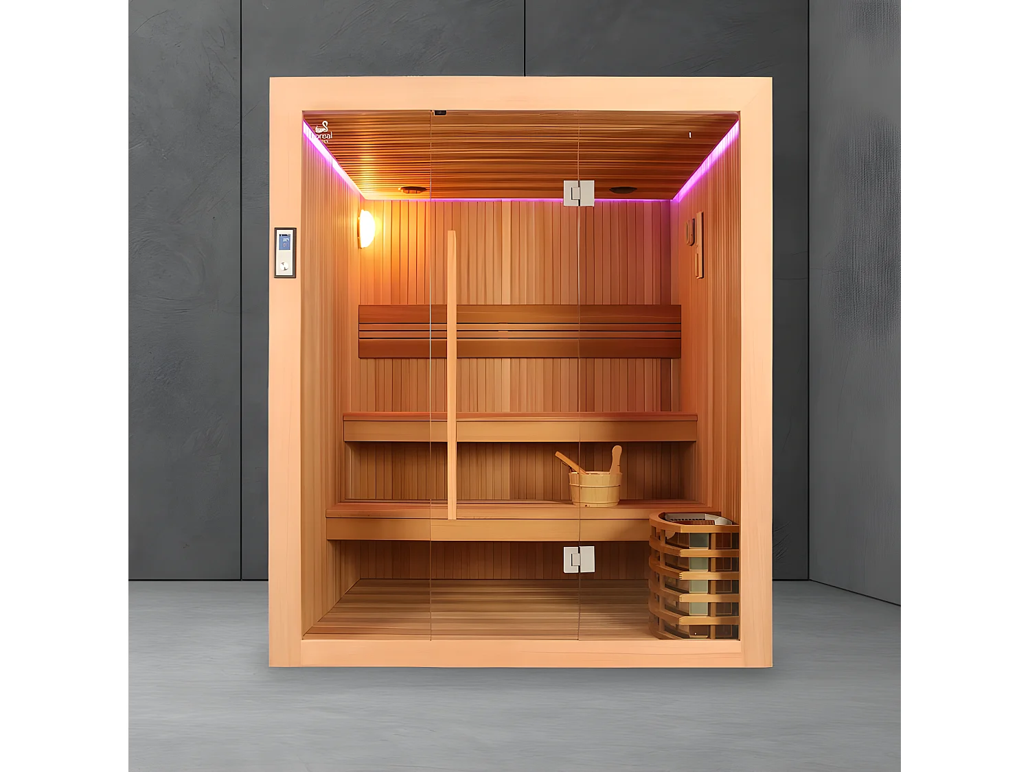 Sauna Boreal® Evasion 165 - 4 places - 165*165*210