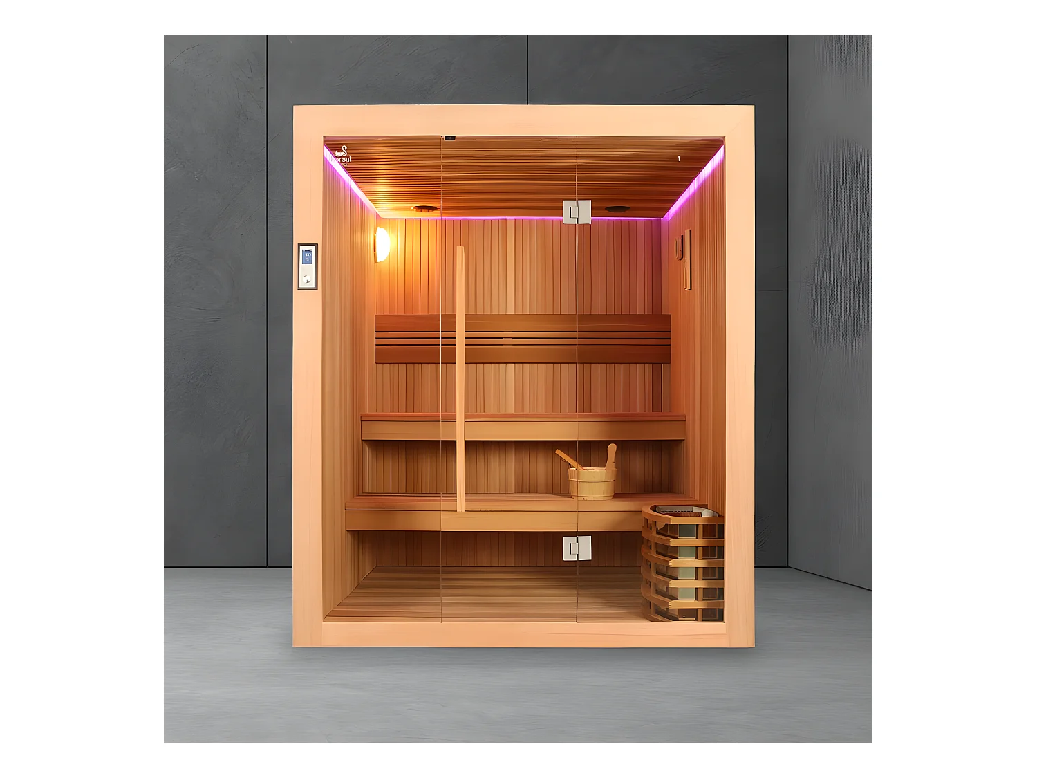 Sauna Boreal® Evasion 165 - 4 places - 165*165*210