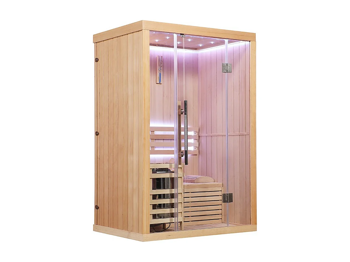Sauna finlandais Nordica® Vapeur V12 - 1-2 places - 130 x 100 x H.200