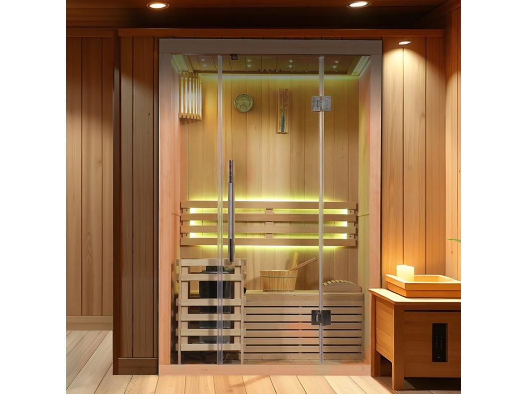 Sauna finlandais Nordica® Vapeur V12 - 1-2 places - 130 x 100 x H.200