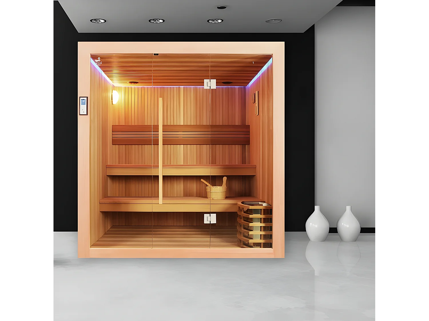 Sauna Boreal® Evasion - le sauna vapeur traditionnel de luxe