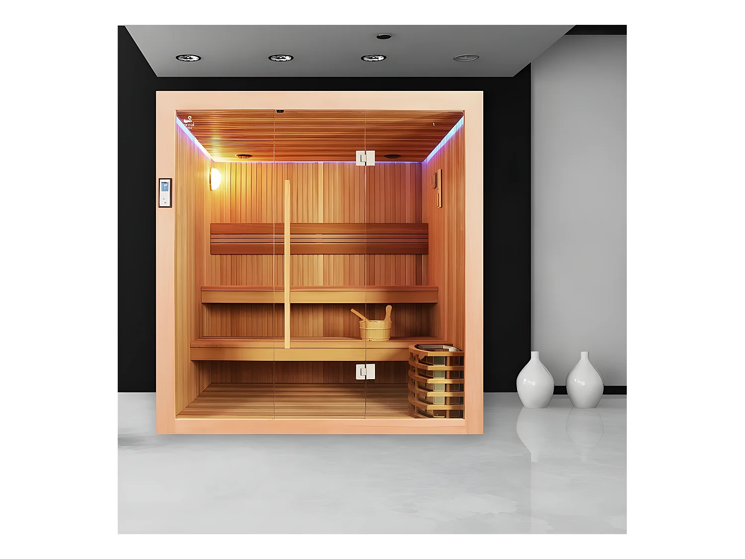 Sauna Boreal® Evasion - le sauna vapeur traditionnel de luxe
