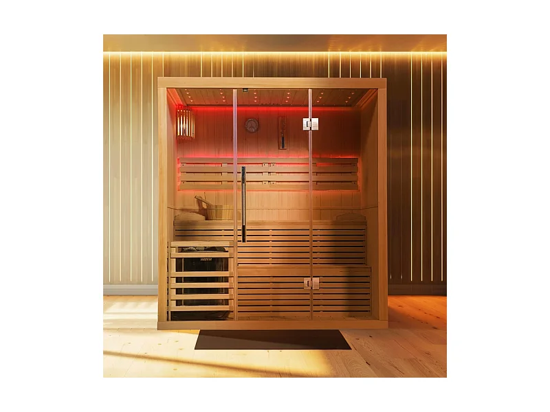 Sauna finlandais Nordica® Vapeur V45 - 4-5 places - 180 x 130 x H.200
