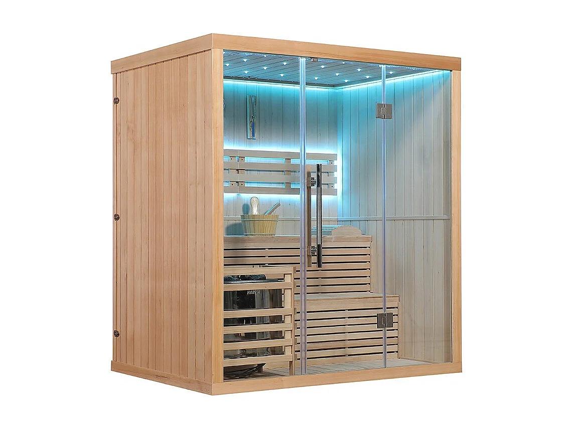 Sauna finlandais Nordica® Vapeur V45 - 4-5 places - 180 x 130 x H.200
