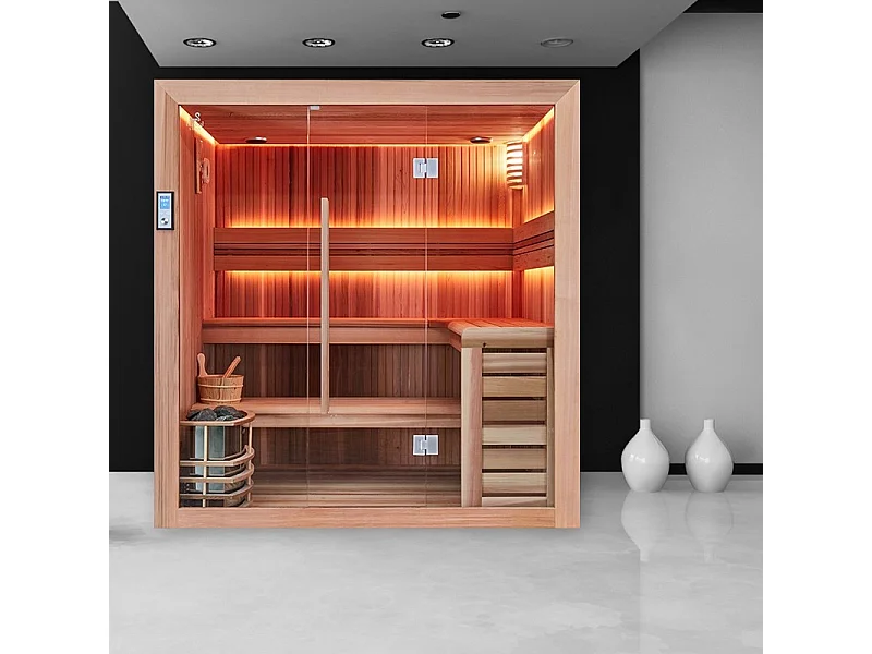 Sauna Boreal® Evasion 200 VIP - le sauna vapeur traditionnel de luxe