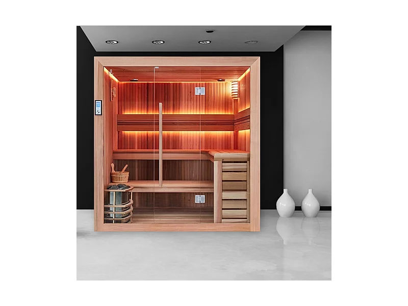 Sauna Boreal® Evasion 200 VIP - le sauna vapeur traditionnel de luxe