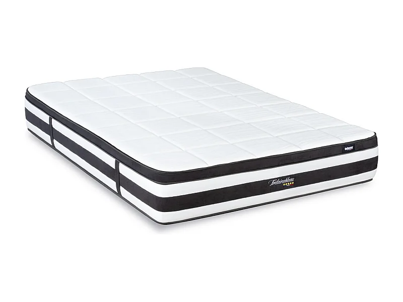 BELLECOUR LITERIE | Matelas FONTAINEBLEAU 160x200 cm | Ressorts ensachés