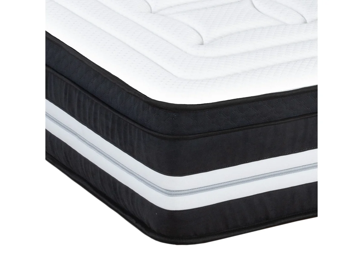 Matelas Chambord - Micro-ressorts - Accueil mémoire de forme moelleux - 32 cm - 90x200 cm