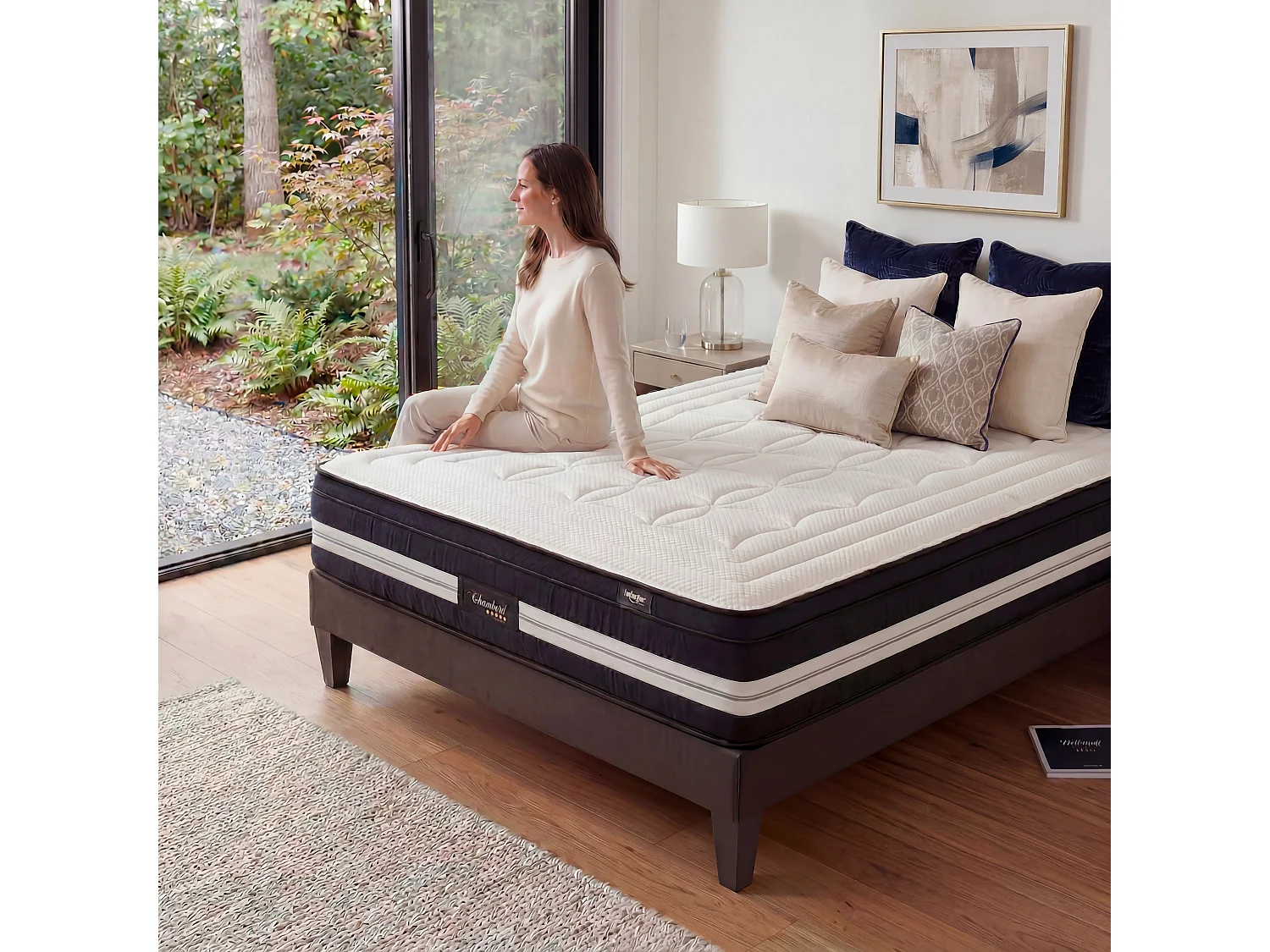 BELLECOUR LITERIE | Matelas CHAMBORD 90x190 cm | Micro-ressorts