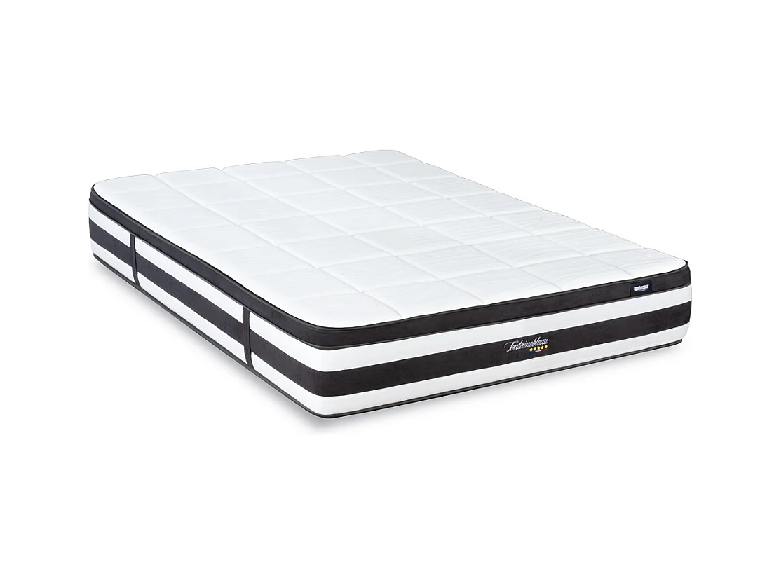 BELLECOUR LITERIE | Matelas FONTAINEBLEAU 180x200 cm | Ressorts ensachés