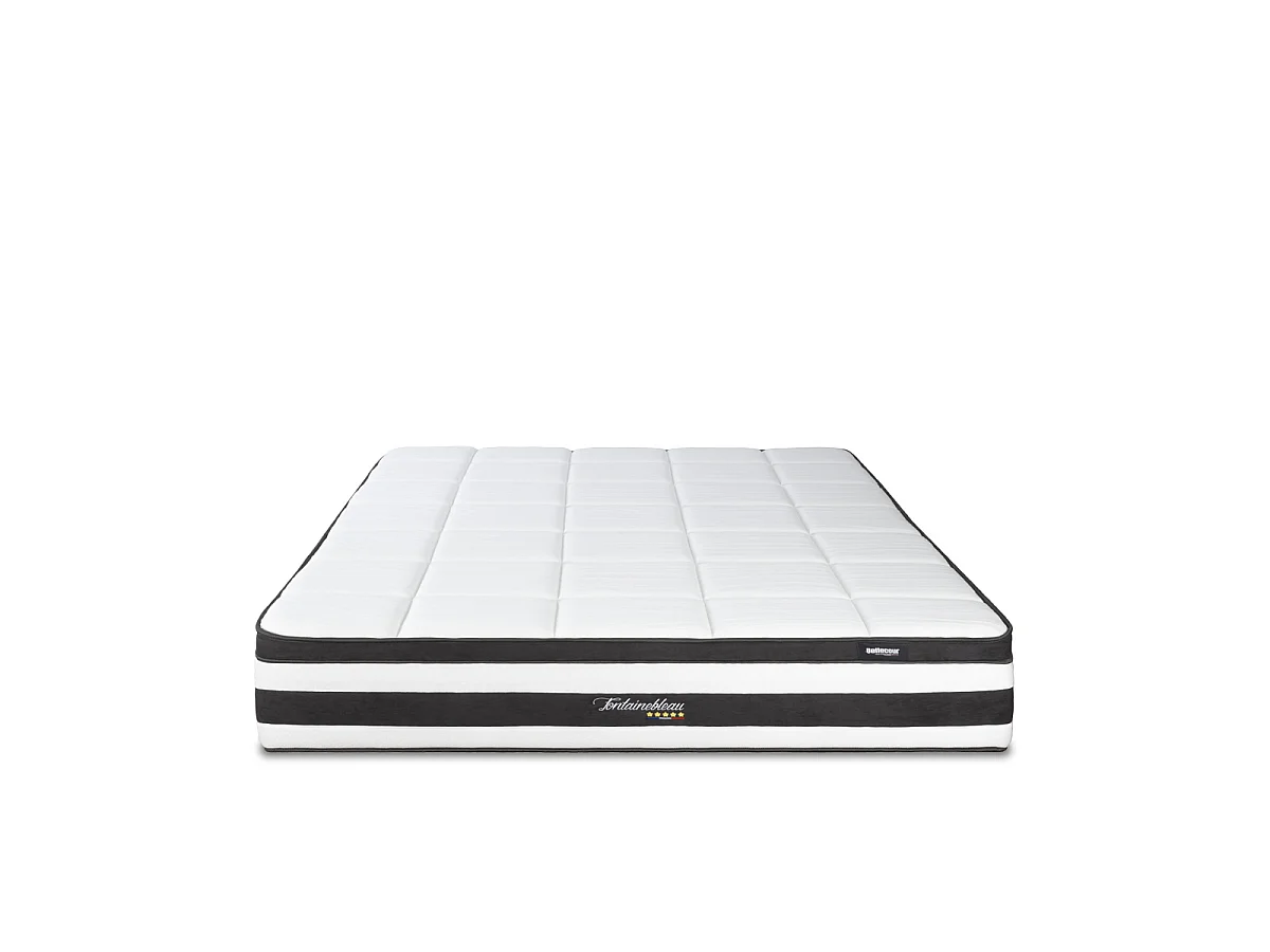 Matelas Fontainebleau - Ressorts ensachés + mémoire de forme - 25 cm - 180x200 cm