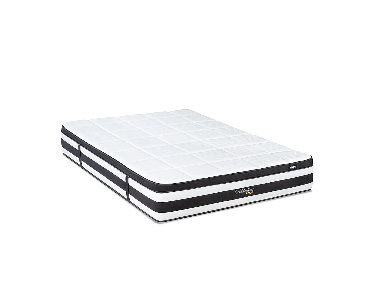 Matelas Fontainebleau - Ressorts ensachés + mémoire de forme - 25 cm - 140x190 cm