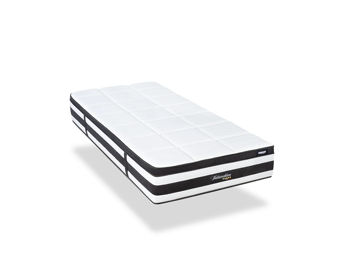 Matelas Ressorts ensachés Fontainebleau 90x200 cm Accueil Mémoire de forme