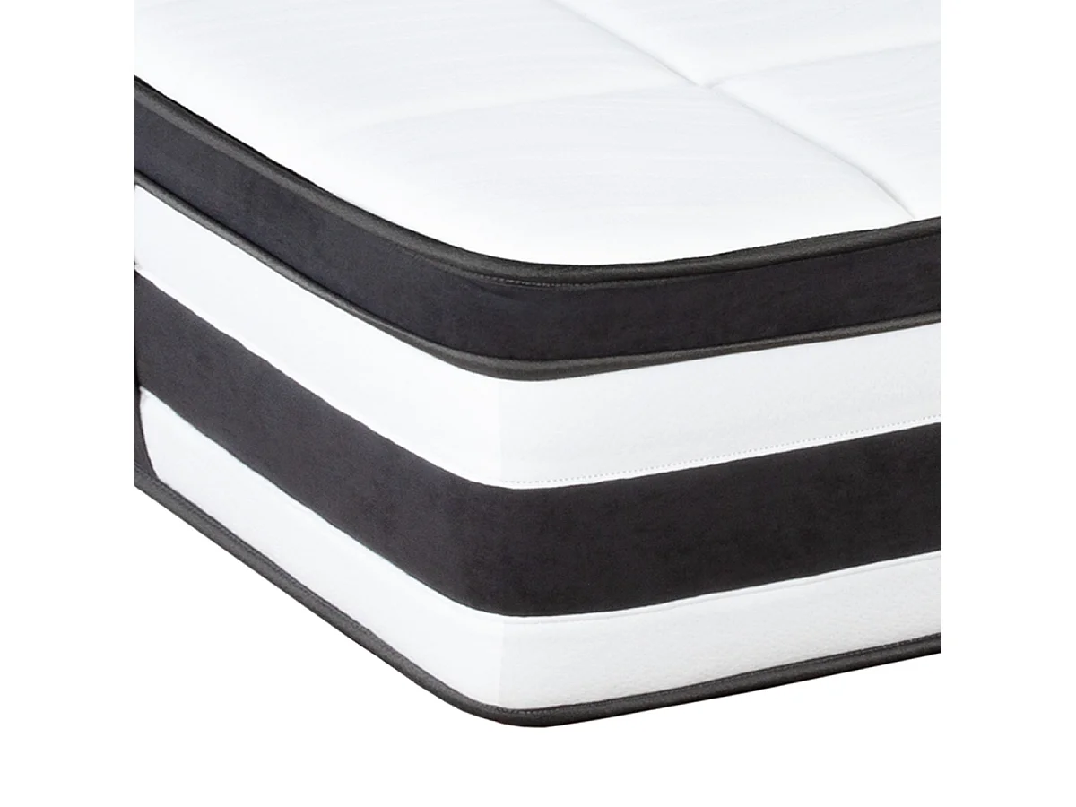 Matelas Ressorts ensachés Fontainebleau 90x200 cm Accueil Mémoire de forme