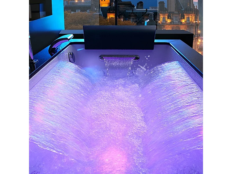 Baignoire balneo Thérapeutique ALTESS BLACK170 2 places ARCHIPEL® - 170x86