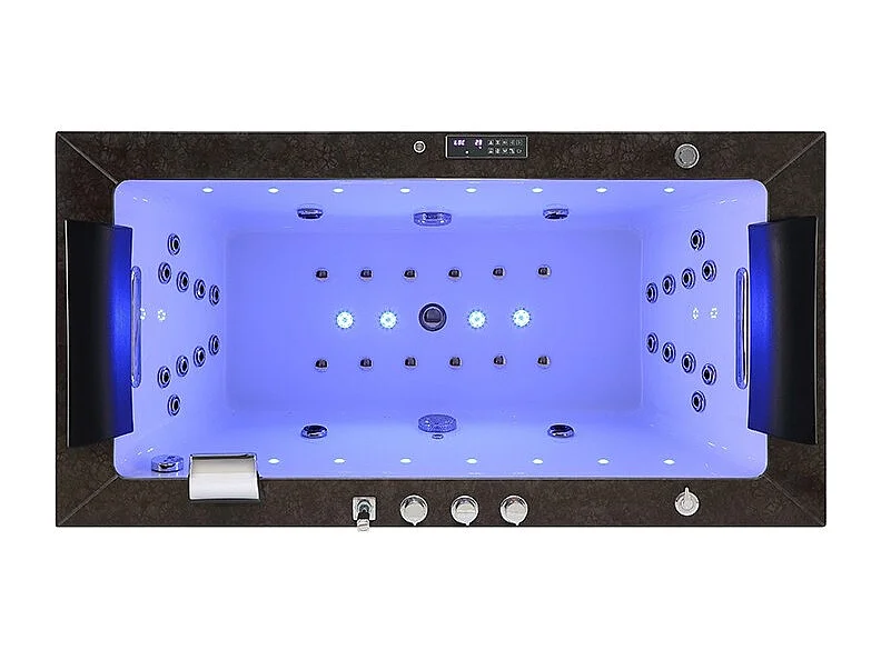 Baignoire balneo Thérapeutique ALTESS BLACK170 2 places ARCHIPEL® - 170x86