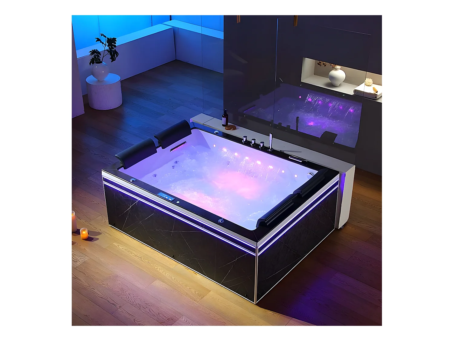 Baignoire balnéo thérapeutique Archipel® ALTESS DUO - 190*140 cm