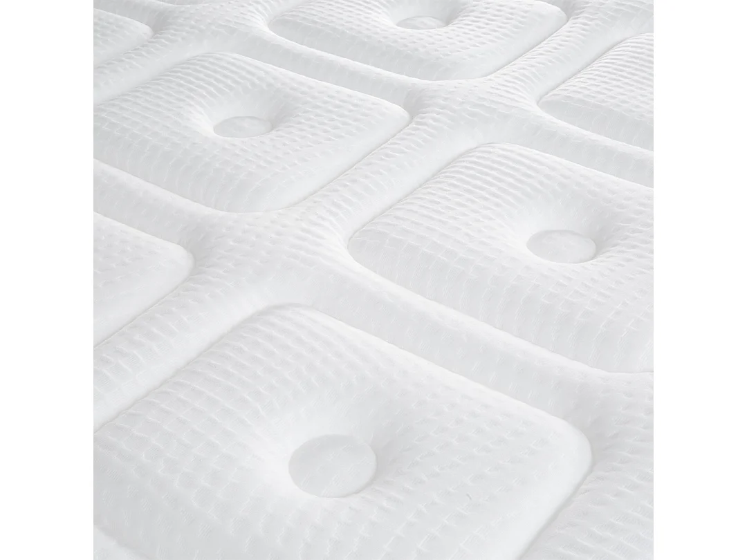 HYPSOM | Pack Prêt à dormir MONTESQUIEU 90x200 cm | Matelas Ressorts ensachés + Sommier + Accessoires