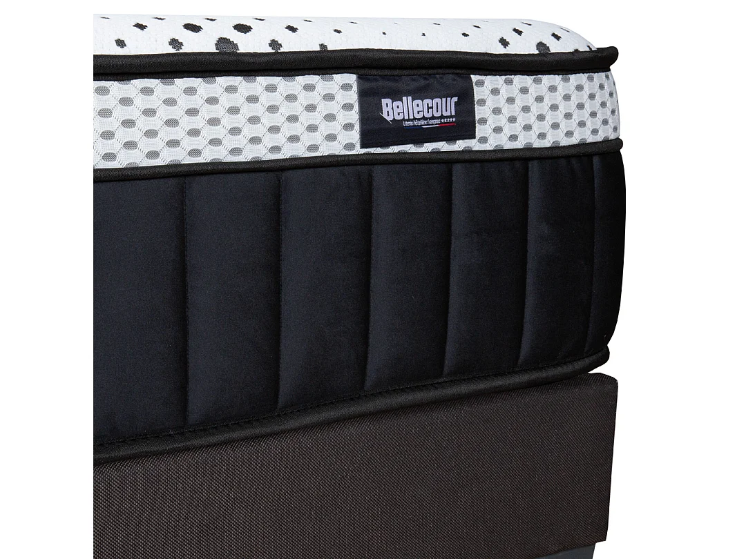 BELLECOUR LITERIE | Pack Prêt à dormir CELESTIN 2.0 90x190 cm | Matelas Mémoire de forme + Sommier + Accessoires