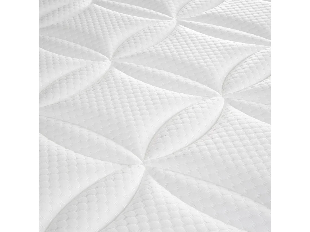 BELLECOUR LITERIE | Ensemble CHAMBORD 180x200 cm | Matelas Micro-ressorts + Sommier Bois