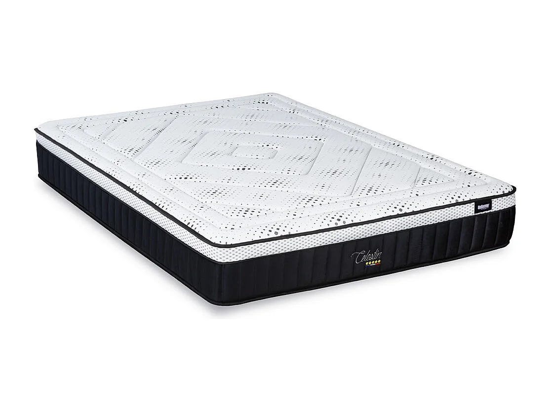 BELLECOUR LITERIE | Pack Prêt à dormir CELESTIN 2.0 140x190 cm | Matelas Mémoire de forme + Sommier + Accessoires