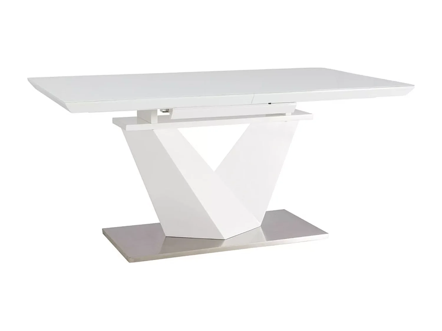 Tavolo da pranzo Alaras III/Bianco/80x180/In Magazzino