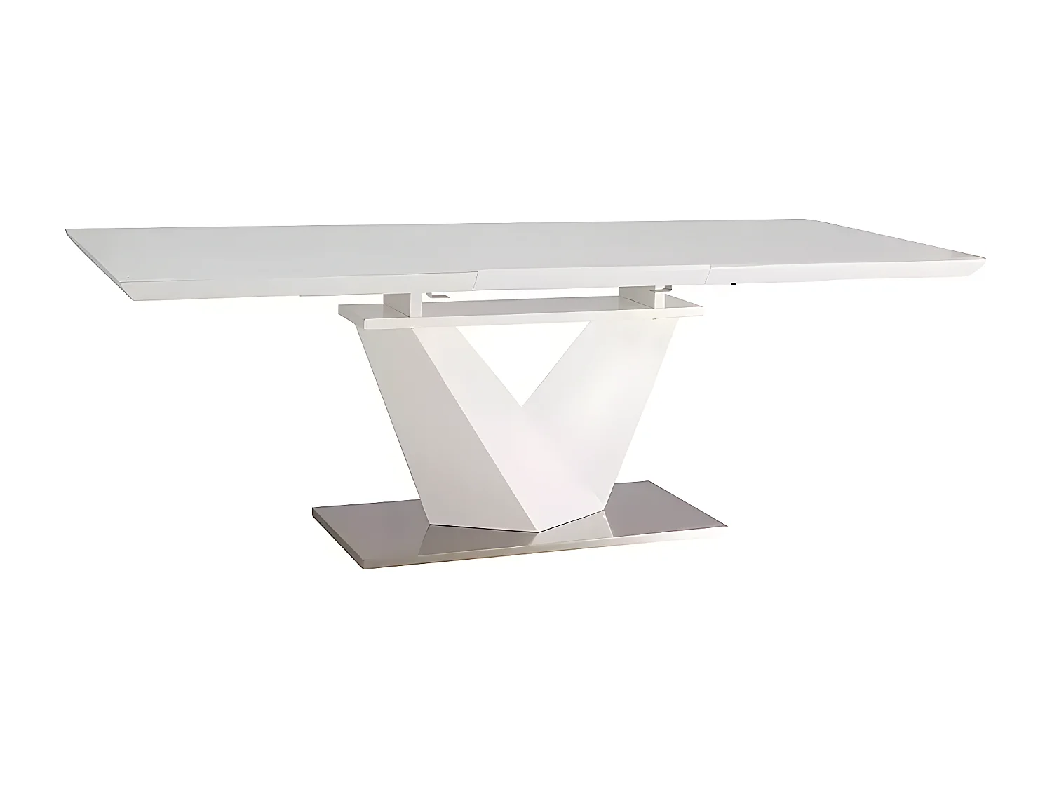 Tavolo da pranzo Alaras III/Bianco/80x180/In Magazzino