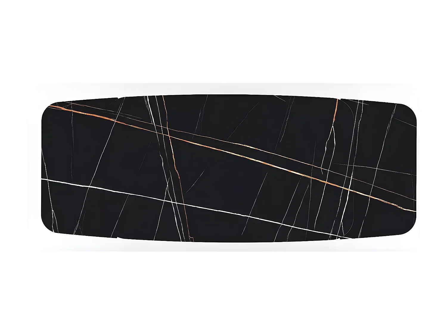 Mesa de jantar Avangard/Cerâmica/Preto/95x240