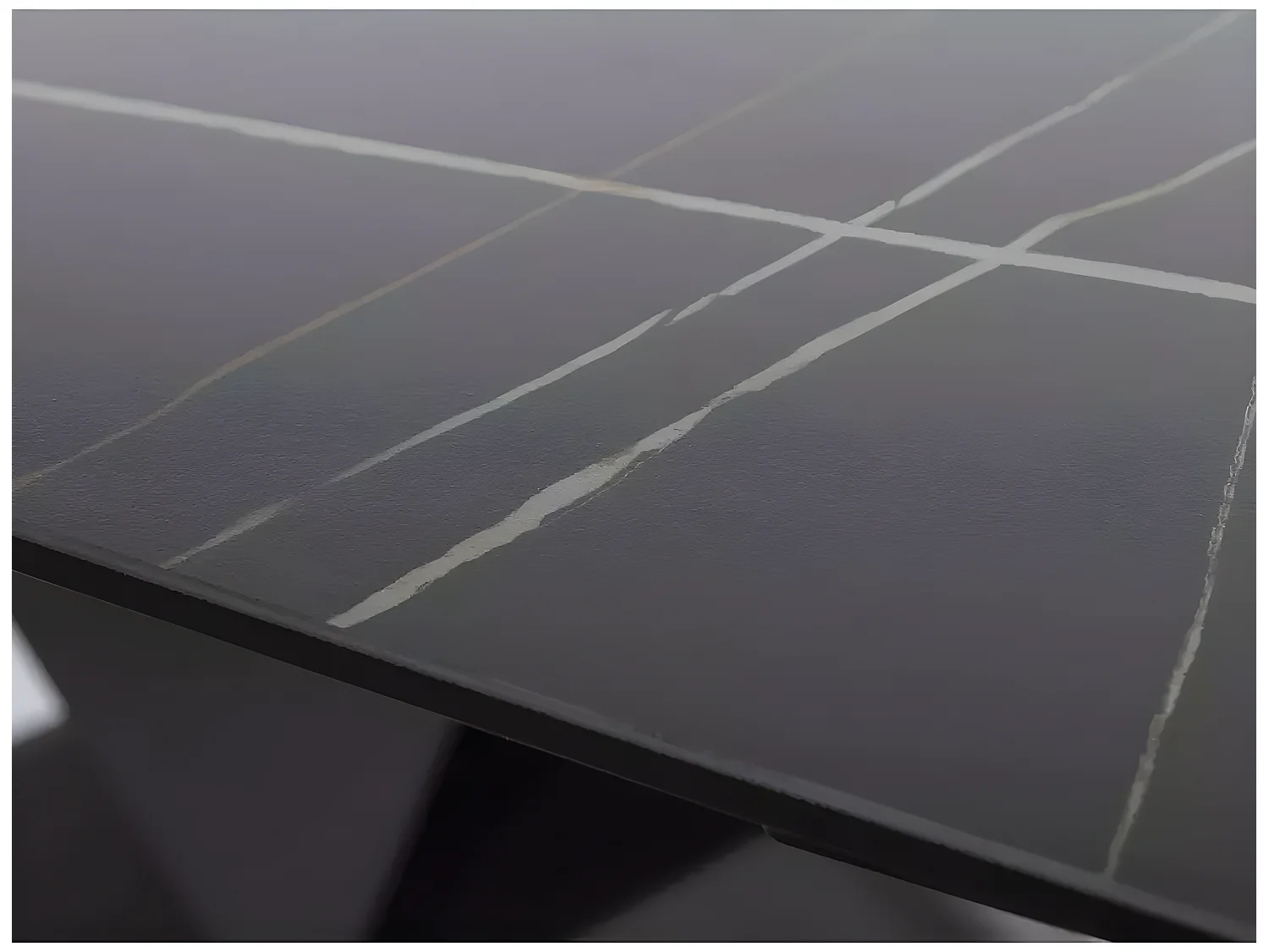 Mesa de jantar Avangard/Cerâmica/Preto/95x240