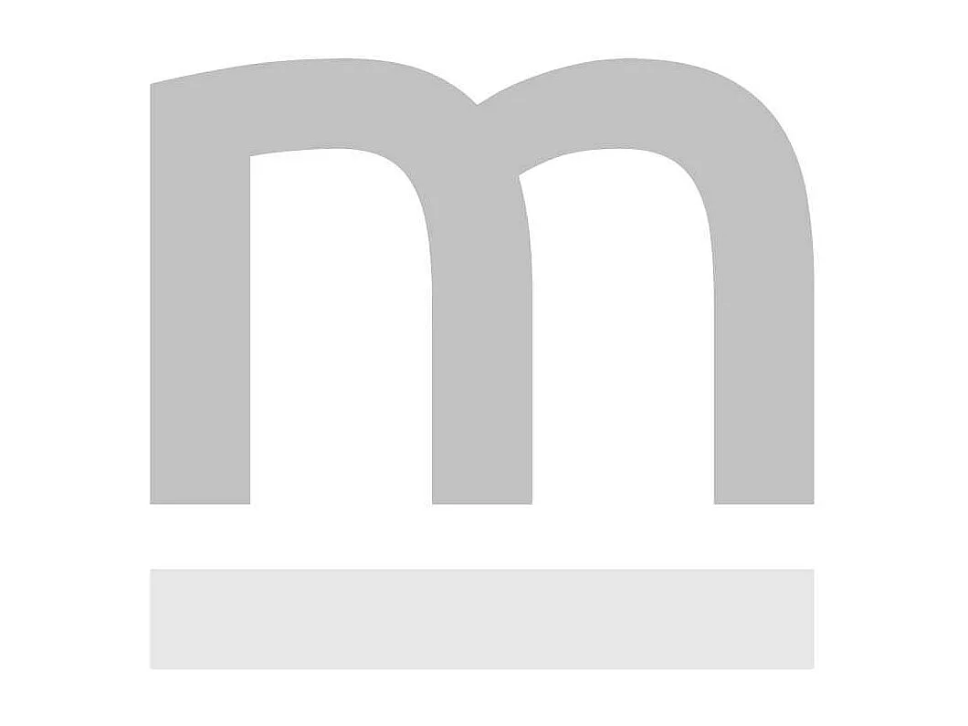 Table à manger en bois - 6 couverts - Blanc mat et beige - L 100 x P 60 x H 75 cm