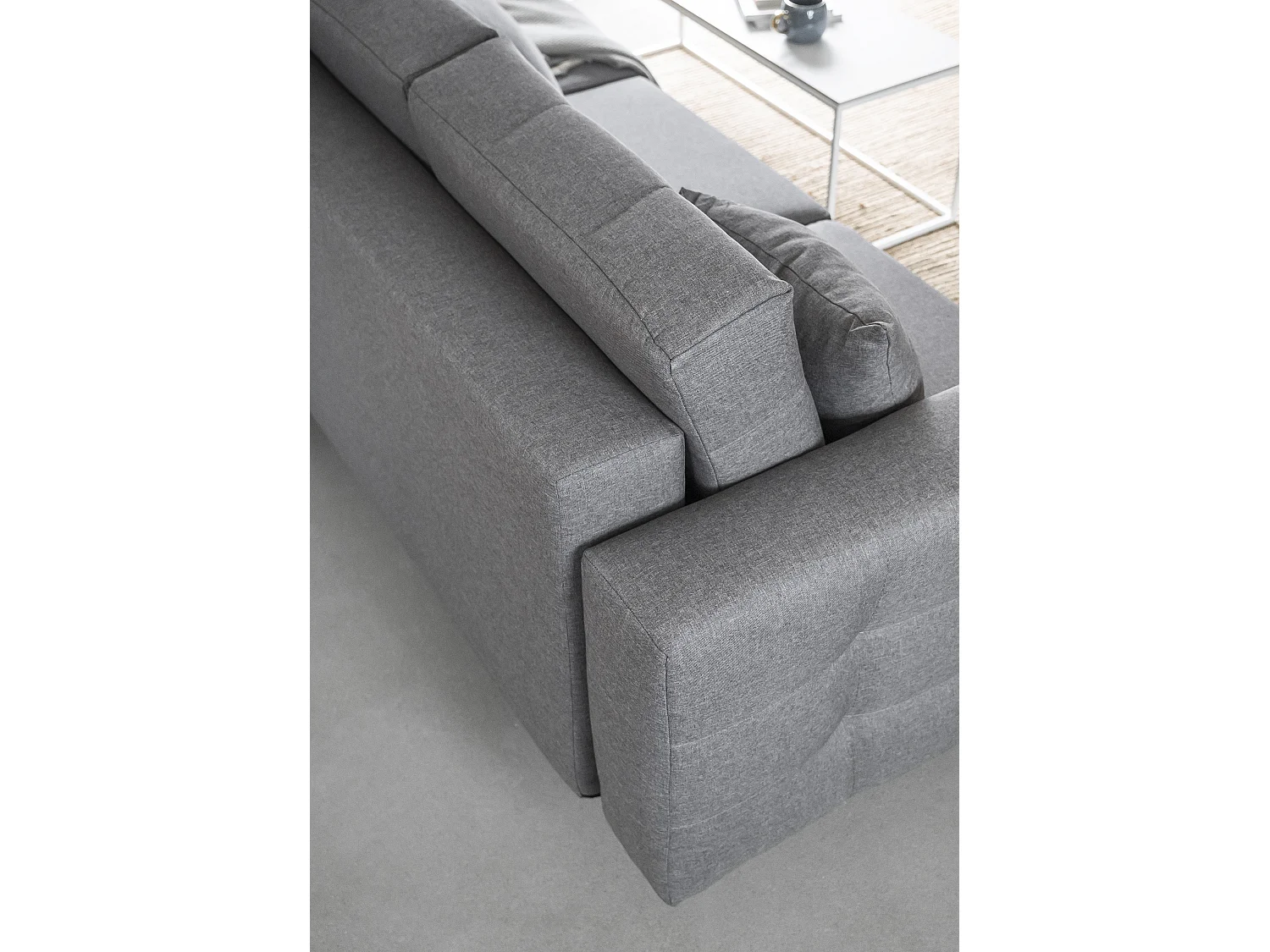 3 Pers. Canapé Tavia/Tissu/Gris