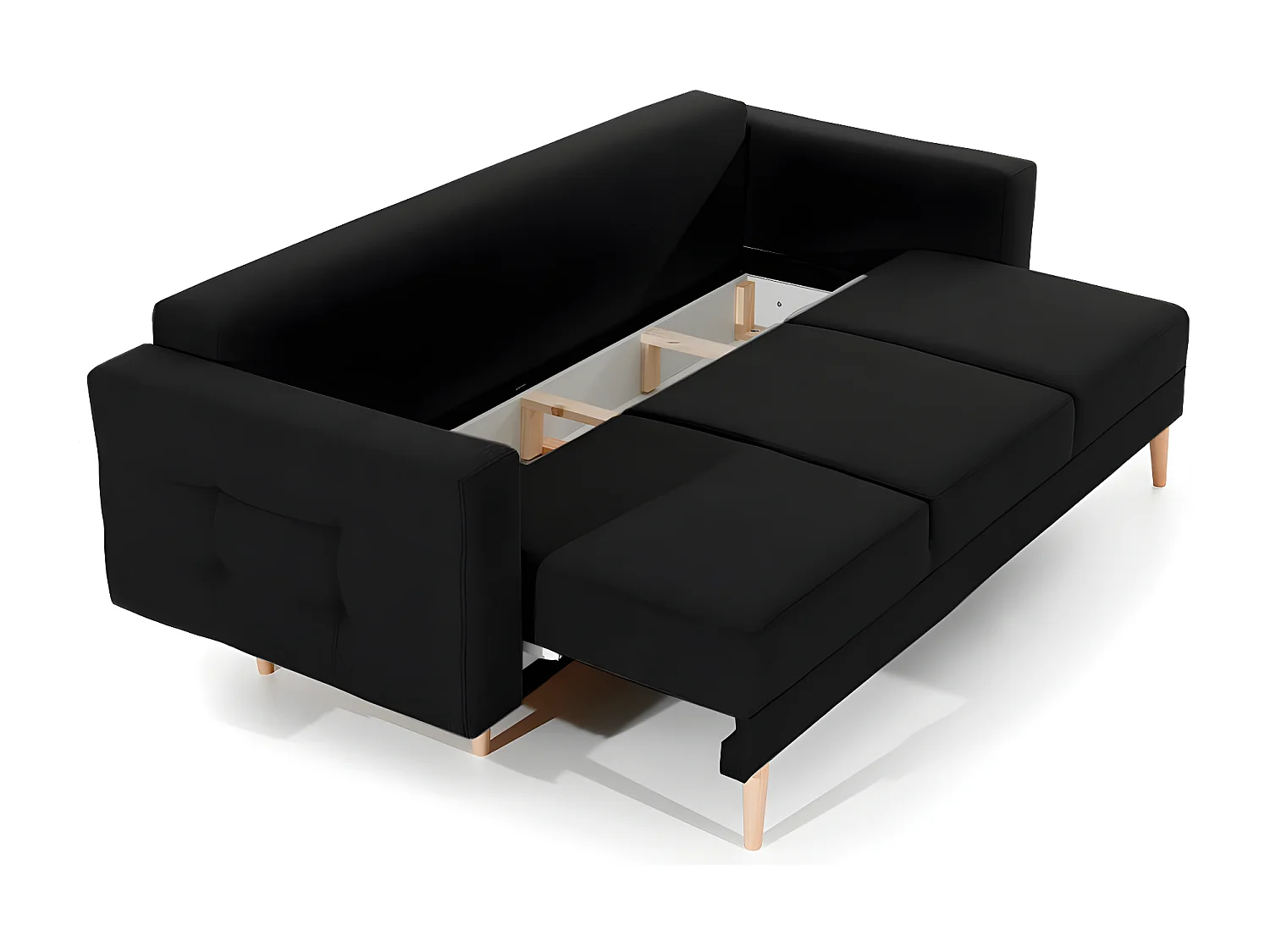 3 Pers. Canapé Tavia/Tissu/Marron