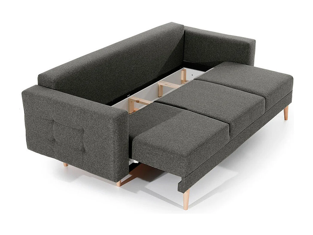 3 Pers. Canapé Tavia/Tissu/Anthracite