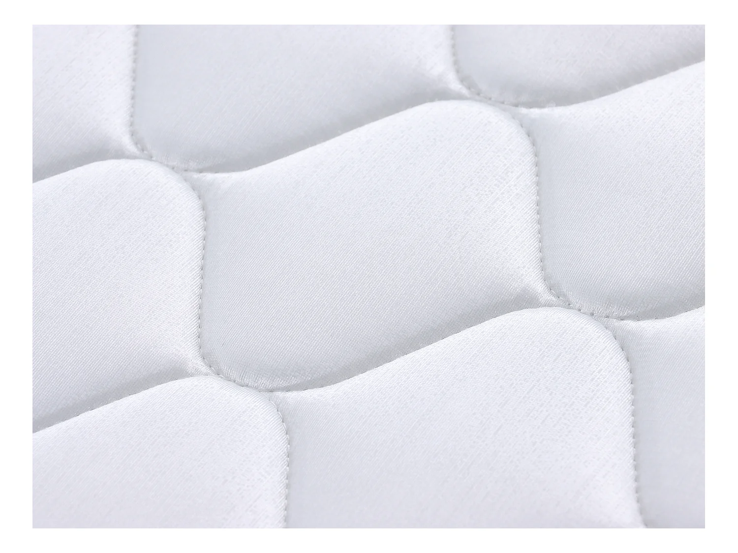 Set 90x190cm Rete vano Naturale chiaro + Materasso molle e memory foam sp.15cm - YSMÉE di WOLKENLOS